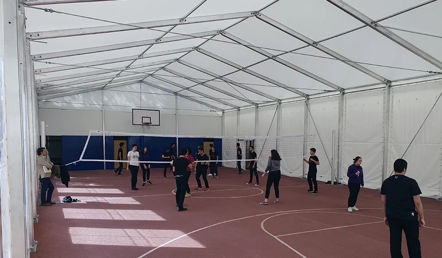 Basketbol Saha Çadırı